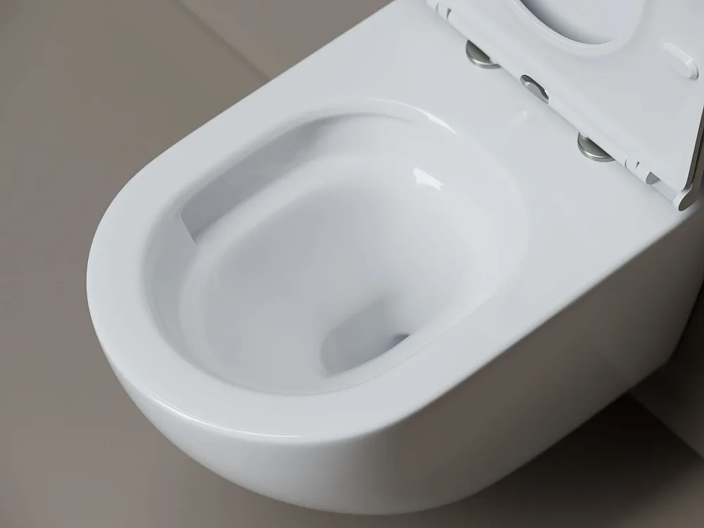 Унитаз подвесной Ceramicanova Whirl CN11007T белый  Sancos — официальный сайт