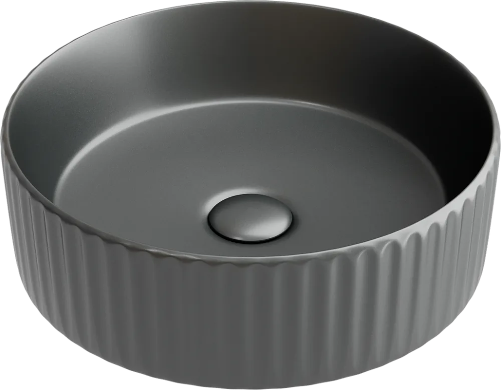 Накладная раковина Ceramicanova Element CN6057MDH темный антрацит матовый Sancos — официальный сайт