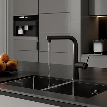 Смеситель для кухни IDDIS Pure PURBLPFi05 черный