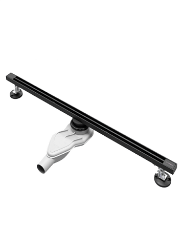 Душевой трап (лоток) AltroBagno Stella 071226 NeOp (80), матовый черный