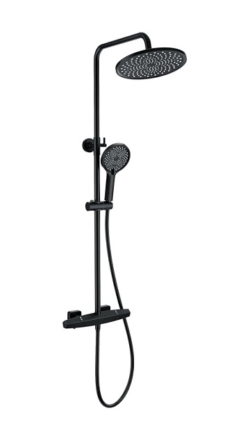Душевая стойка Wonzon & Woghand NEO WW-B3045-A-MB, матовая черная