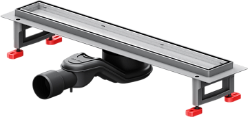 Душевой трап (лоток) AM.PM MasterFlow Tile 50 см, сталь матовая