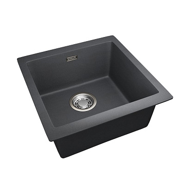 Мойка кухонная Emar Quartz EMQ-1455.P Оникс