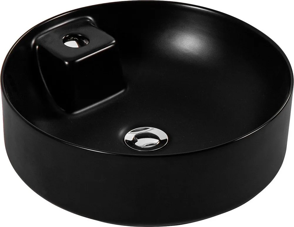 Накладная раковина AQUATEK Европа AQ5212-MB матовая черная Sancos — официальный сайт