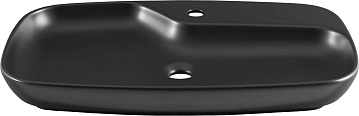 Накладная раковина Allen Brau Liberty 2 70х43, черная матовая