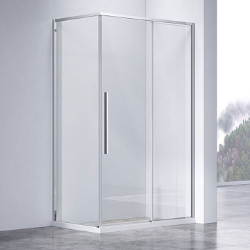 Душевой уголок Vincea Slim-N VSR-4SN8014CL 140х80 см, профиль хром