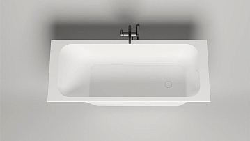 Ванна из искусственного камня Salini Orlanda S-Sense 170x70 см, встраиваемая, матовая белая