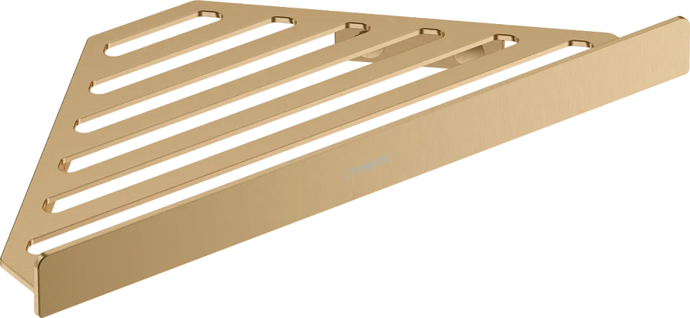 Полка Hansgrohe AddStoris 41741140 шлифованная бронза Sancos — официальный сайт