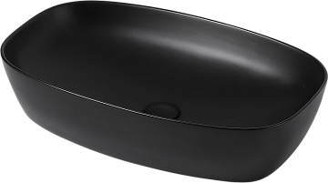 Накладная раковина Abber Rechteck AC2206MB матовая черная