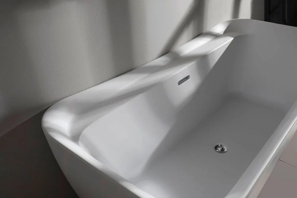 Акриловая ванна Allen Brau Infinity 2 170x80 см, отдельностоящая, белая матовая, на ножках, со сливо Sancos — официальный сайт