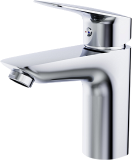 Смеситель для раковины BelBagno Due LVM-CRM-W0 хром