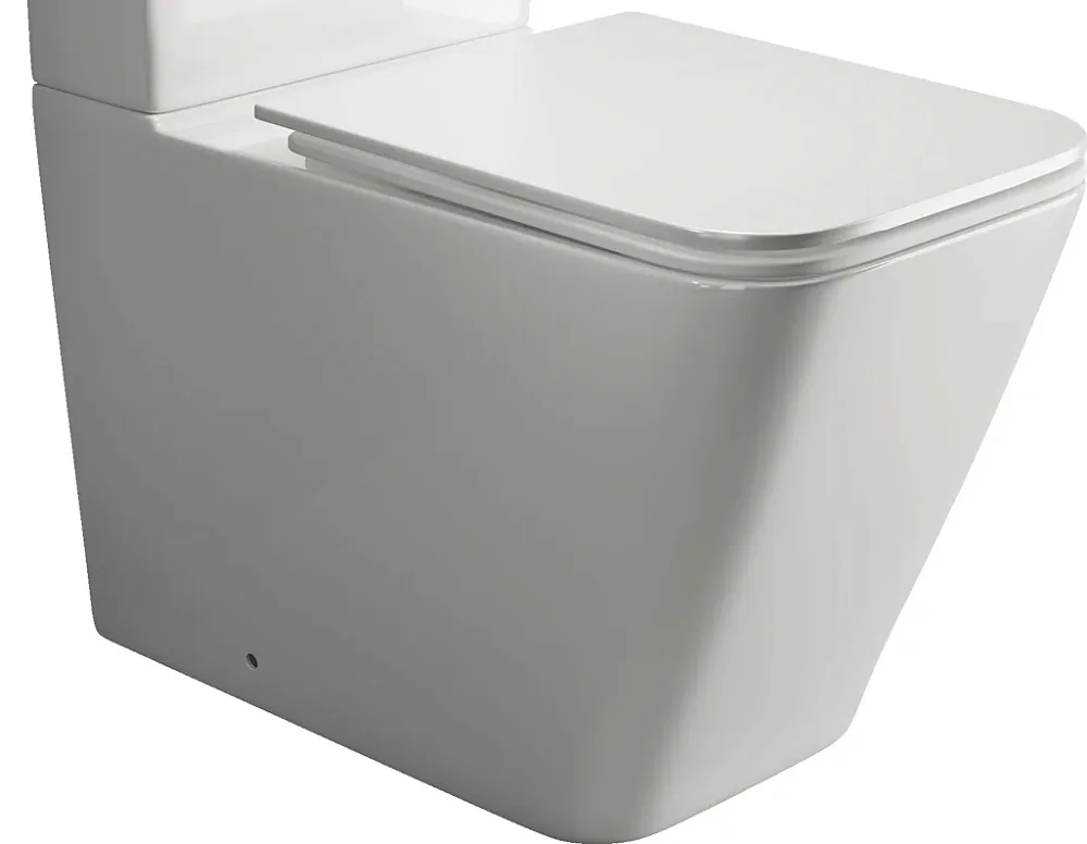 Чаша для унитаза-компакта Ceramicanova Cubic CN1803-B Sancos — официальный сайт