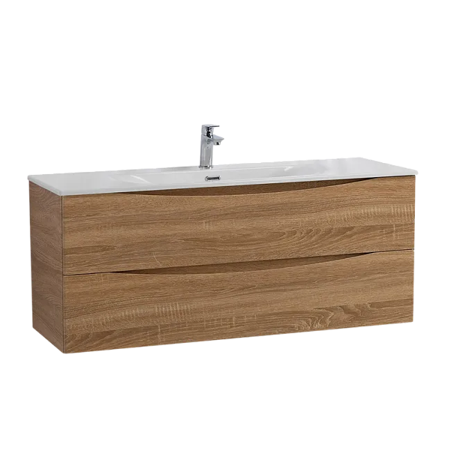 Тумба под раковину без столешницы BelBagno Marino-cer-n 120 подвесная, rovere bianco Sancos — Оригинал