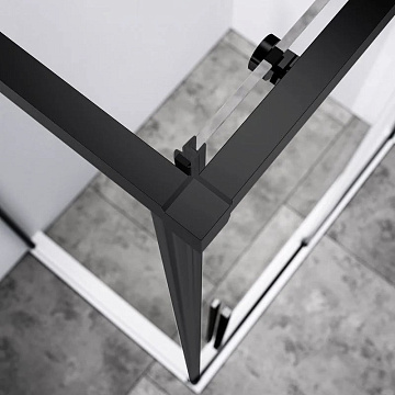 Душевой уголок Vincea Slim-N VSR-4SN9014CLB 140х90 см, профиль черный
