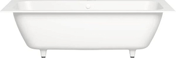 Ванна из искусственного камня Salini Orlanda Axis S-Stone 190x80 см, встраиваемая, матовая белая, на