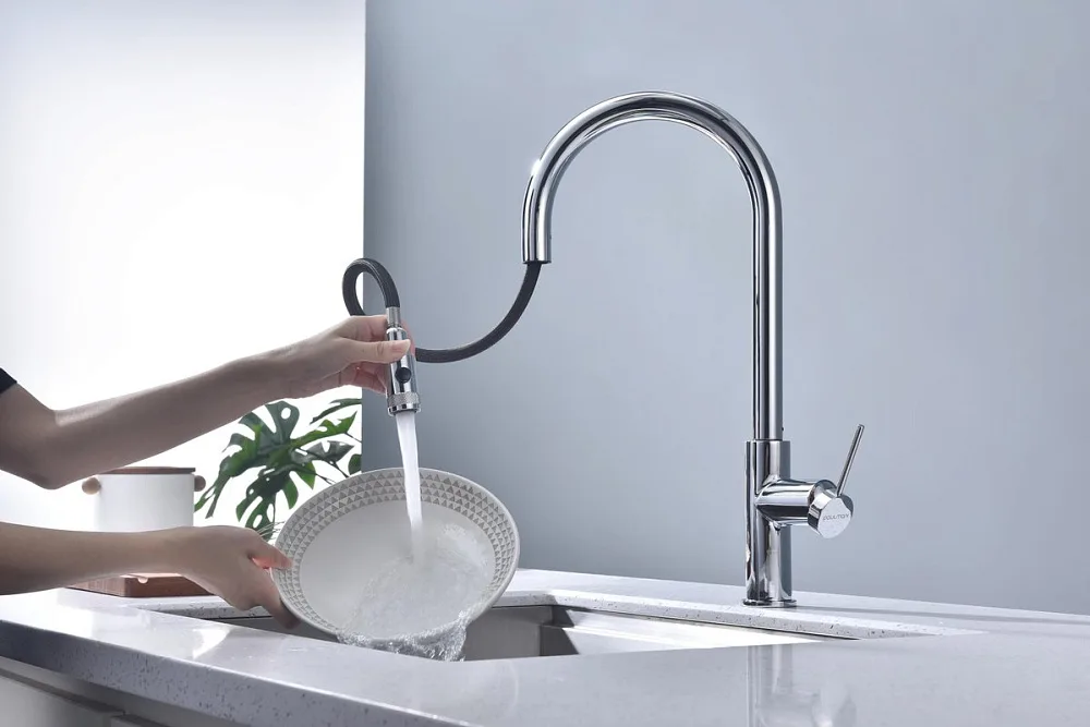 Смеситель для кухни Paulmark Galant Ga213077-CR хром Sancos — официальный сайт
