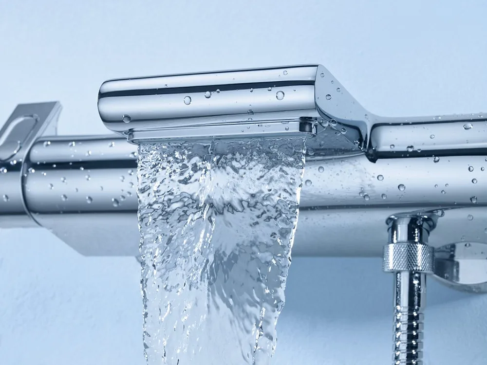 Термостатический смеситель Grohe Grohtherm 2000 New 34464001, для ванны с душем Sancos — официальный сайт