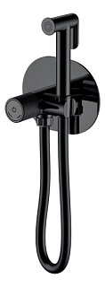 Гигиенический душ Boheme Tech 157-B, со смесителем, С ВНУТРЕННЕЙ ЧАСТЬЮ, black