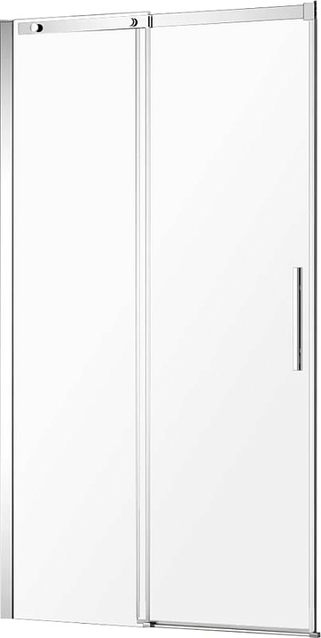 Душевая дверь в нишу AQUAme AQM4803-12 120 см, профиль хром, стекло прозрачное