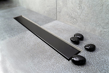 Душевой трап (лоток) Pestan Confluo Frameless Line 550 черный матовый