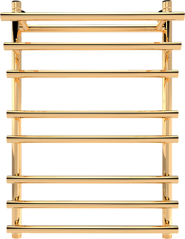 Полотенцесушитель водяной Indigo Just Shelf LJSHW80-50GDK3, золотой