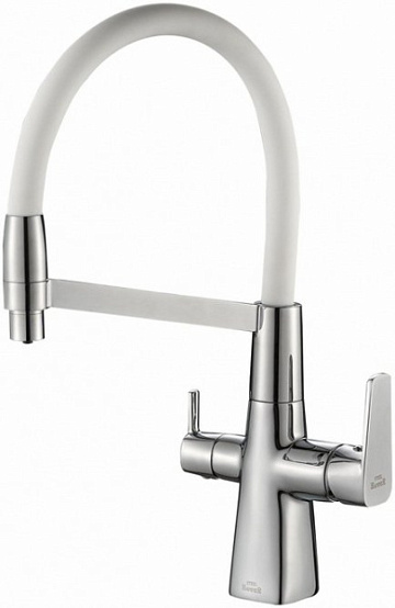 Смеситель для кухни Steel Hammer SH 818-8 CR с гибким изливом