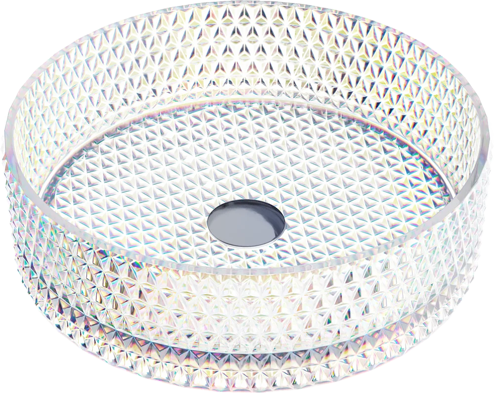 Накладная раковина Ceramicanova Cristal CN6059 неон Sancos — официальный сайт