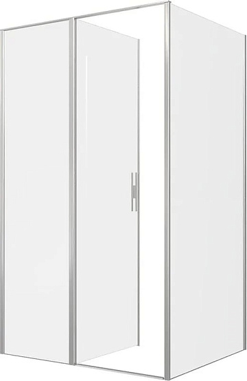 Душевой уголок Allen Brau Priority 120x100, профиль серебро браш, стекло прозрачное