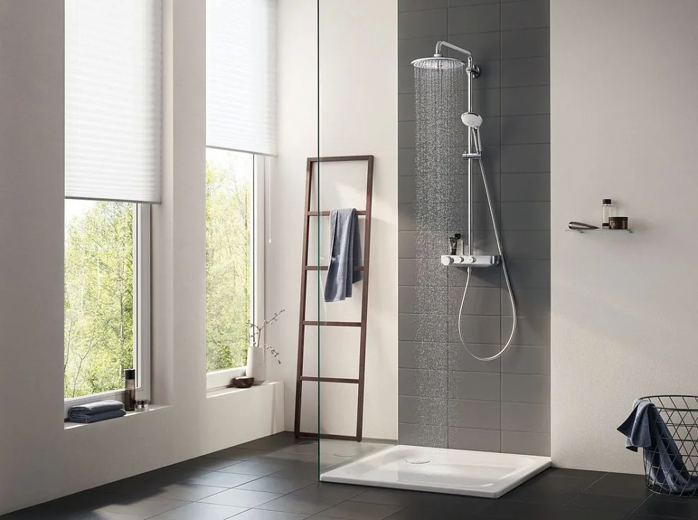 Душевая стойка Grohe Euphoria SmartControl 260 Mono 26509000, с термостатом Sancos — официальный сайт