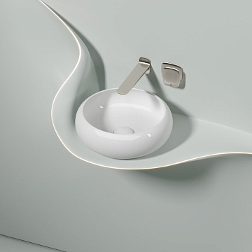 Накладная раковина Ceramicanova Element CN6050 белая глянцевая