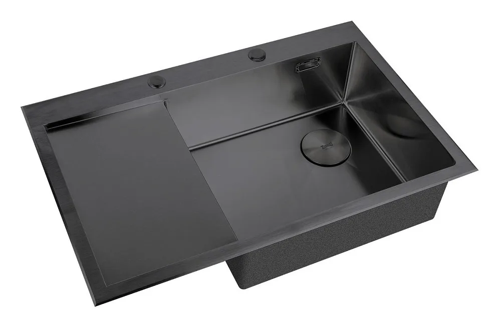 Кухонная мойка ZorG LUX 7851-R GRAFIT Sancos — официальный сайт