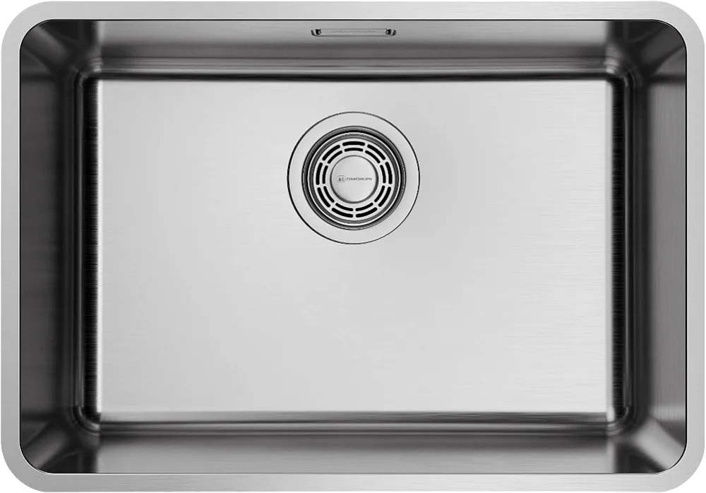 Мойка кухонная Omoikiri Omi 53-U/I Ultra Mini-IN нержавеющая сталь Sancos — официальный сайт