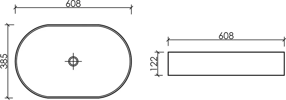 Накладная раковина Ceramicanova Element CN6048MSG серая матовая Sancos — официальный сайт