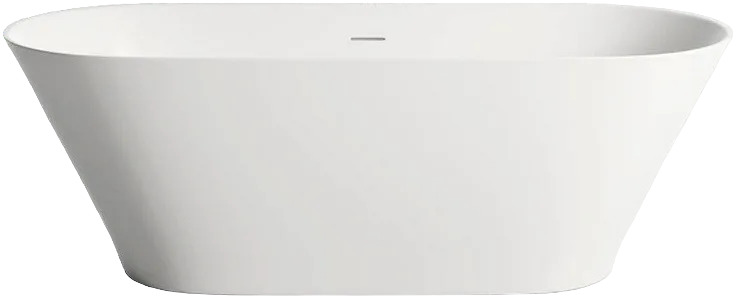 Ванна из искусственного камня Salini Mona S-Sense 170x70 см, отдельностоящая, белая, овальная, с дон Sancos — Оригинал