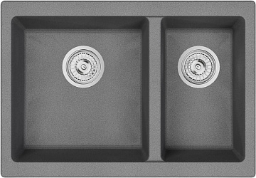 Мойка кухонная Emar Quartz EMQ-2665.PL Антрацит