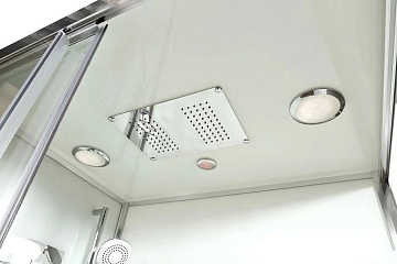 Душевая кабина DTO Z120 KERAVA 120х90, с паром, профиль хром, стекло прозрачное