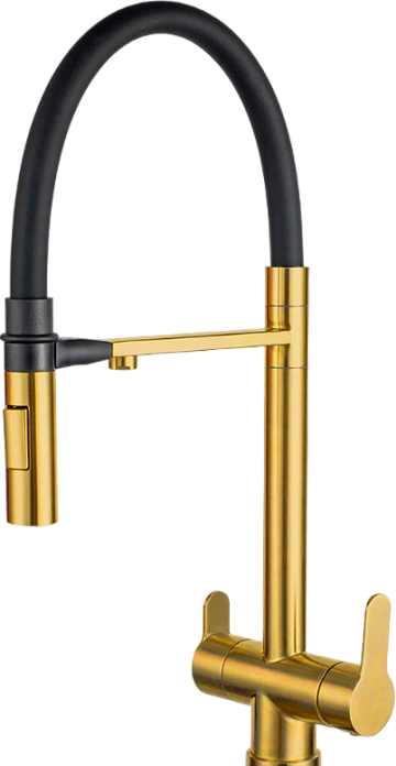 Смеситель для кухни Zorg Sanitary SZR-3030 BRONZE бронза