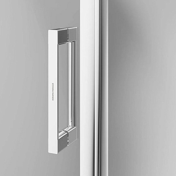 Душевая дверь в нишу KERAMA MARAZZI Lindo LN.120.SD.CR профиль глянцевый хром, стекло прозрачное