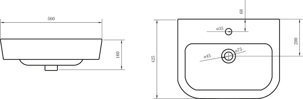 Раковина BelBagno Albano BB120L Sancos — официальный сайт