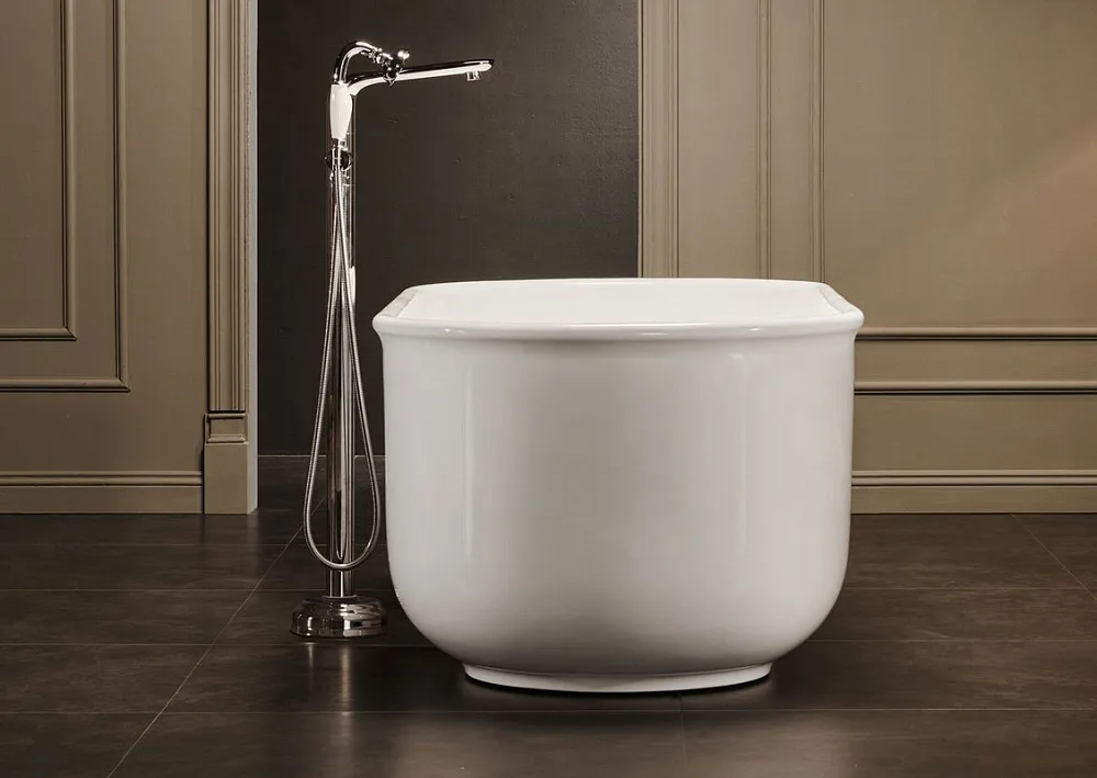 Акриловая ванна BelBagno BB401-1700-800 без опоры 170x80 см, отдельностоящая, белая, овальная, со сл Sancos — официальный сайт