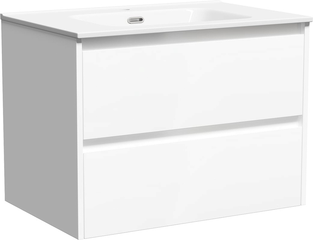 Тумба под раковину Sancos Libra 70 подвесная белый глянец, LB70W