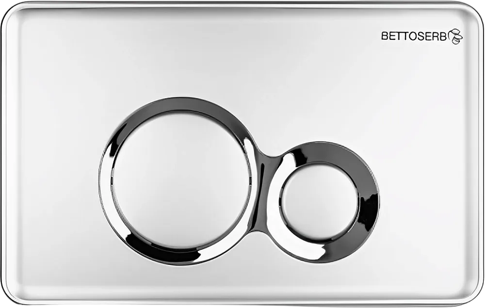 Кнопка смыва BETTOSERB Sava Fix Slim Jerez 40006463 хром матовый, хром глянец Sancos — официальный сайт