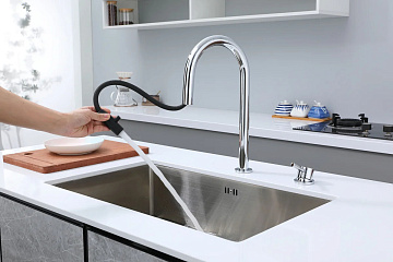 Смеситель для кухни Paulmark Estetica Es218006-CR глянцевый хром