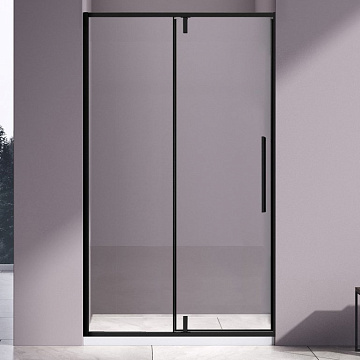 Душевая дверь в нишу Vincea Slim-N VDP-4SN120CLB 120x195, профиль черный матовый