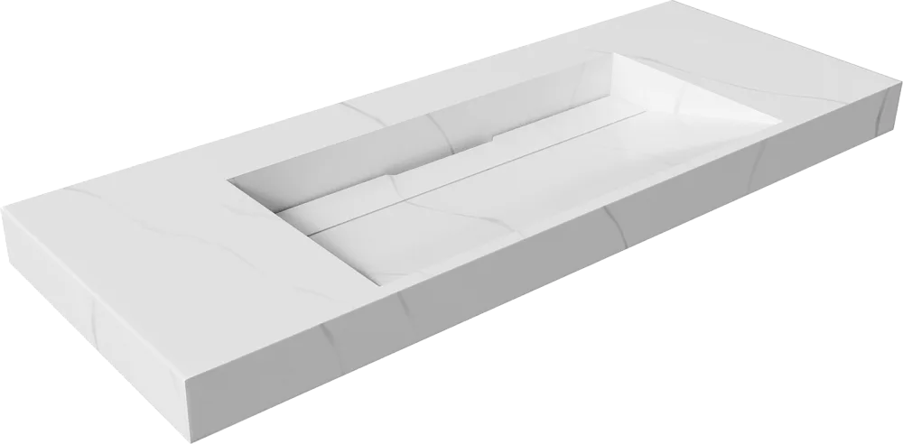 Раковина Armadi Art Flat Calacatta 120 Sancos — официальный сайт