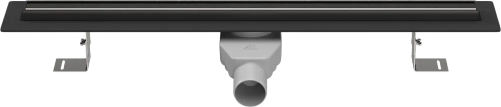 Душевой трап (лоток) MCH Chudej Slim Line CH600SLC, 60 см, матовый черный Sancos — официальный сайт