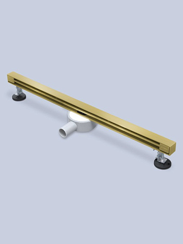 Душевой трап (лоток) AltroBagno Trave 071221 OrSp (80), матовое золото