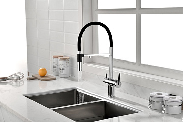 Смеситель для кухни Paulmark Gravity Gr213888-CR, хром