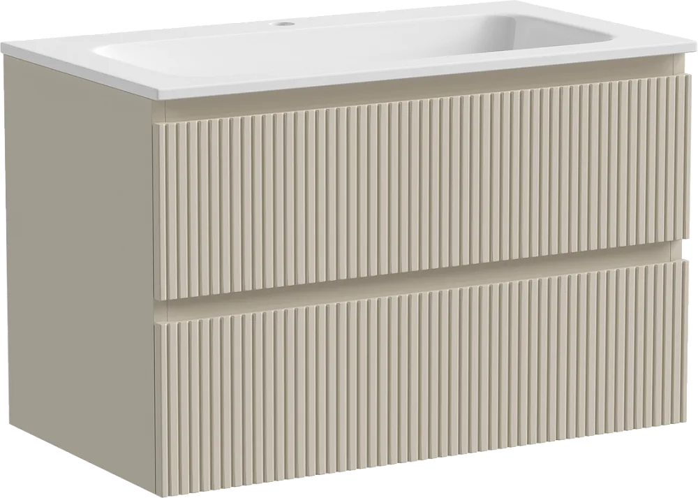 Тумба под раковину Sancos Snob T 80 подвесная Beige soft (капучино), SNT80CE Sancos — официальный сайт