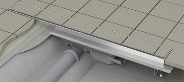 Душевой трап (лоток) AlcaPlast APZ101 550, с опорами
